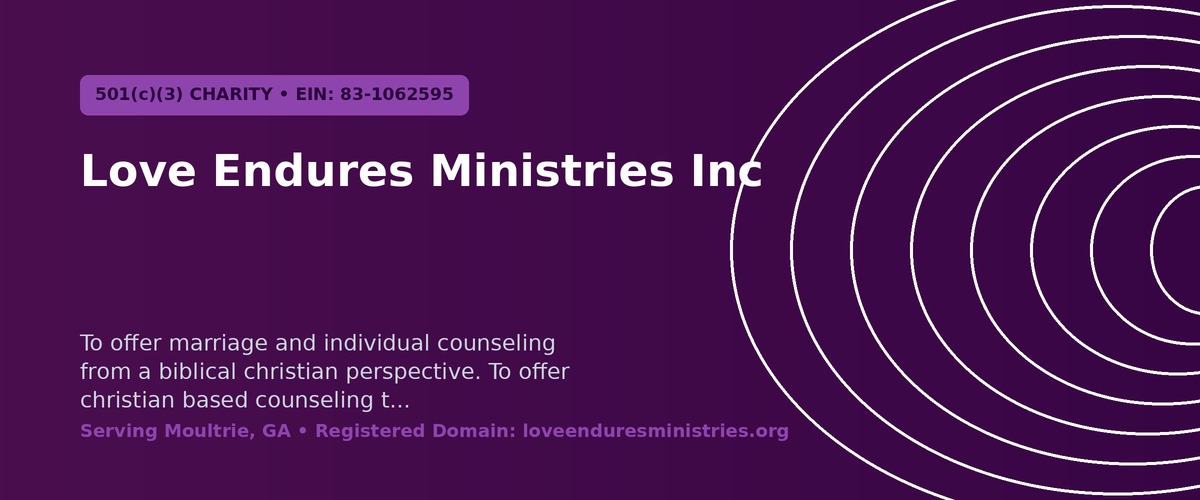 Love Endures Ministries Inc Banner